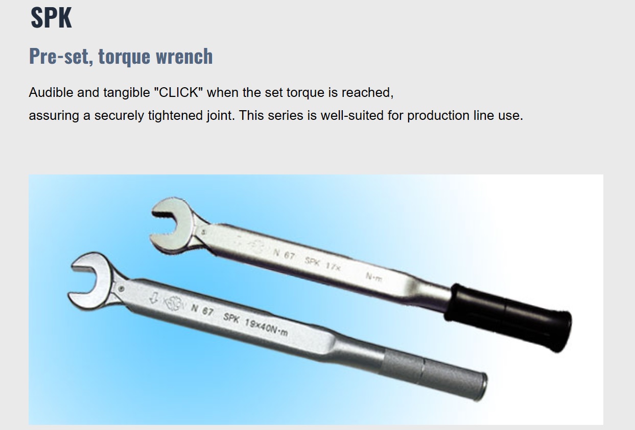 Ichiban Precision Sdn Bhd Kanon Kanon SPK Preset Torque Wrenches